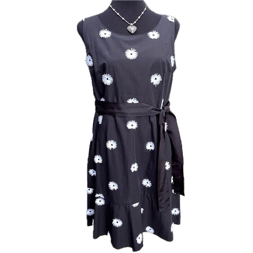 Talbots Dress - Black Embroidered - 10P